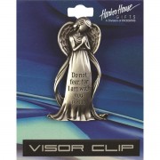 4pk -Auto Visor Clip Guardian Angel Isaiah41 - Pack of 4