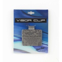 4pk -VISOR CLIP LORD HELP ME REMEMBER METAL - Pack of 4