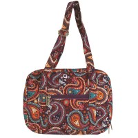 Bible Cover Paisley Quilted Large