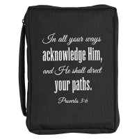 Bible Cover In All Proverbs 3:6 Large Bible Cover In All Proverbs 3:6 Large