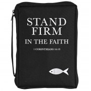 Bible Case Stand Firm In Faith Large
