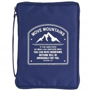 Bible Case Move Mountains Navy Large