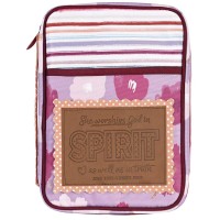 Bible Case Floral She Worships God Large