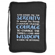 Bible Cover Serenity Prayer Large Print Bible Cover Serenity Prayer Large Print