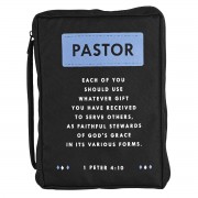 Bible Case Faithful Pastor Large Print
