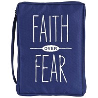 Bible Case Faith Over Fear Large Print