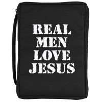 Bible Case Men Love Jesus Large Print