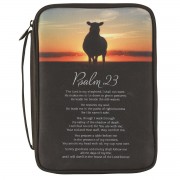 Bible Cover Psalm 23 Large Print Poly Bible Cover Psalm 23 Large Print Poly