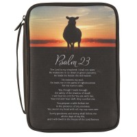 Bible Cover Psalm 23 Large Print Poly Bible Cover Psalm 23 Large Print Poly