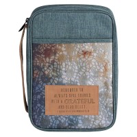 Bible Case Always Give Thanks Lg Print Bible Case Always Give Thanks Lg Print
