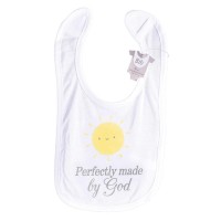 2pk -Baby Bib Sun Perfectly Made By God - (Pack of 2)