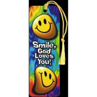 12pk -Bookmark w/ Tassel  SMILE - Pack of 12