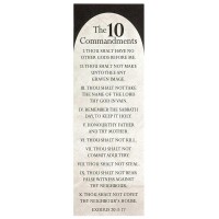 6pk -Bookmark 10 Commandments 2x6 12-Pack - Pack of 6