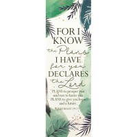 6pk -Packaged Bookmarks For I Know The Plans - Pack of 6