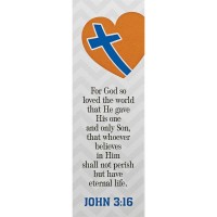 Packaged Bookmarks John 3:16 2x6 12pk - Pack of 6 Packaged Bookmarks John 3:16 2x6 12pk - Pack of 6
