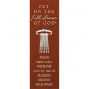 Packaged Bookmarks Full Armor Belt 12pk - Pack of 6