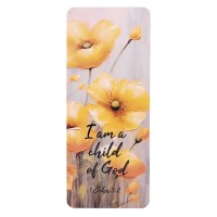 12pk -Bookmarks Floral I Am A Child Of God - Pack of 12