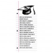 12pk -Bookmarks Grad Life Is An Opportunity - Pack of 12 12pk -Bookmarks Grad Life Is An Opportunity - Pack of 12