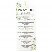 12pk -Bookmark CARD PRAYER OF WIFE PAPER - Pack of 12 12pk -Bookmark CARD PRAYER OF WIFE PAPER - Pack of 12