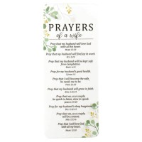 12pk -Bookmark CARD PRAYER OF WIFE PAPER - Pack of 12 12pk -Bookmark CARD PRAYER OF WIFE PAPER - Pack of 12
