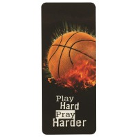 12pk -Bookmarks Basketball Play Hard Pray - Pack of 12 12pk -Bookmarks Basketball Play Hard Pray - Pack of 12