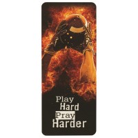 12pk -Bookmarks Football Play Hard Pray Harder - Pack of 12 12pk -Bookmarks Football Play Hard Pray Harder - Pack of 12