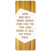 12pk -Bookmarks God Did Not Send Jesus For - Pack of 12 12pk -Bookmarks God Did Not Send Jesus For - Pack of 12