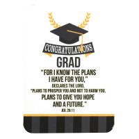 12pk -Pocketcard Congratulations Grad Aluminum - Pack of 12 12pk -Pocketcard Congratulations Grad Aluminum - Pack of 12
