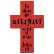 12pk -Pocketcard Cross Be Strong & Courageous - Pack of 12 12pk -Pocketcard Cross Be Strong & Courageous - Pack of 12