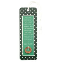 15pk -IRISH PRAYER SHAMROCK COIN BOOKMARK - Pack of 15