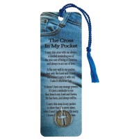 15pk -Tassel Coin Bookmark Cross In My Pocket - Pack of 15