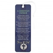 15pk -Tassel Coin Bookmark A Christian Dad - Pack of 15