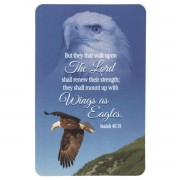 12pk -Pocketcard 2.5x4 Eagle Isaiah 40:31 - Pack of 12