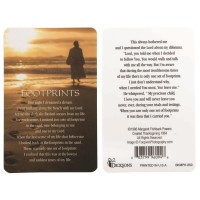 12pk -Footprints+é-« Pocket Card Bookmark Pack - Pack of 12