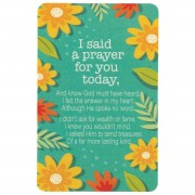 12pk -Pocket Card I Said A Prayer For (She) - Pack of 12