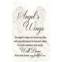 12pk -ANGEL'S WINGS POEM POCKETCARD - Pack of 12