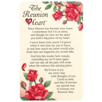 12pk -THE REUNION HEART POEM POCKETCARD - Pack of 12