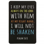 12pk -Bookmark Pocket I Keep My Eyes Ps.16:8 - Pack of 12