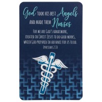 12pk -Pocketcard Nurse God Took His Best - Pack of 12 12pk -Pocketcard Nurse God Took His Best - Pack of 12