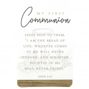 12pk -MY FIRST COMMUNION POCKETCARD JOHN 6:35 - Pack of 12