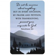 12pk -Pocketcard Do Not Be Anxious Phil. 4:6 - Pack of 12 12pk -Pocketcard Do Not Be Anxious Phil. 4:6 - Pack of 12