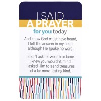 12pk -Pocketcard I Said A Prayer For You - Pack of 12 12pk -Pocketcard I Said A Prayer For You - Pack of 12