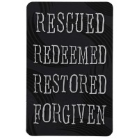 12pk -Pocketcard Rescued Redeemed Restored - Pack of 12