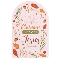 12pk -Pocketcard Autumn Leaves Jesus Does Not - Pack of 12 12pk -Pocketcard Autumn Leaves Jesus Does Not - Pack of 12