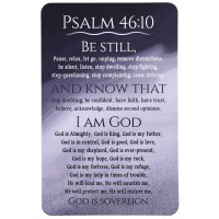 12pk -Pocketcard Be Still And Know I Am God - Pack of 12 12pk -Pocketcard Be Still And Know I Am God - Pack of 12