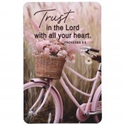 12pk -Pocketcard Trust In The Lord Bicycle - Pack of 12 12pk -Pocketcard Trust In The Lord Bicycle - Pack of 12