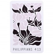 12pk -Pocketcard I Can Do All Things Floral - Pack of 12 12pk -Pocketcard I Can Do All Things Floral - Pack of 12