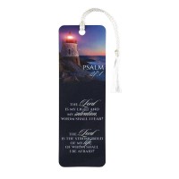 12pk -Bookmark w/ Tassel  THE LORD IS MY LIGHT - Pack of 12