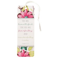 12pk -Bookmark w/ Tassel  YOU ARE BEAUTIFUL 2X6 - Pack of 12