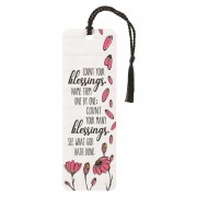 12pk -Bookmark w/ Tassel COUNT YOUR BLESSINGS PAPER 2x6 - Pack of 12 12pk -Bookmark w/ Tassel COUNT YOUR BLESSINGS PAPER 2x6 - Pack of 12